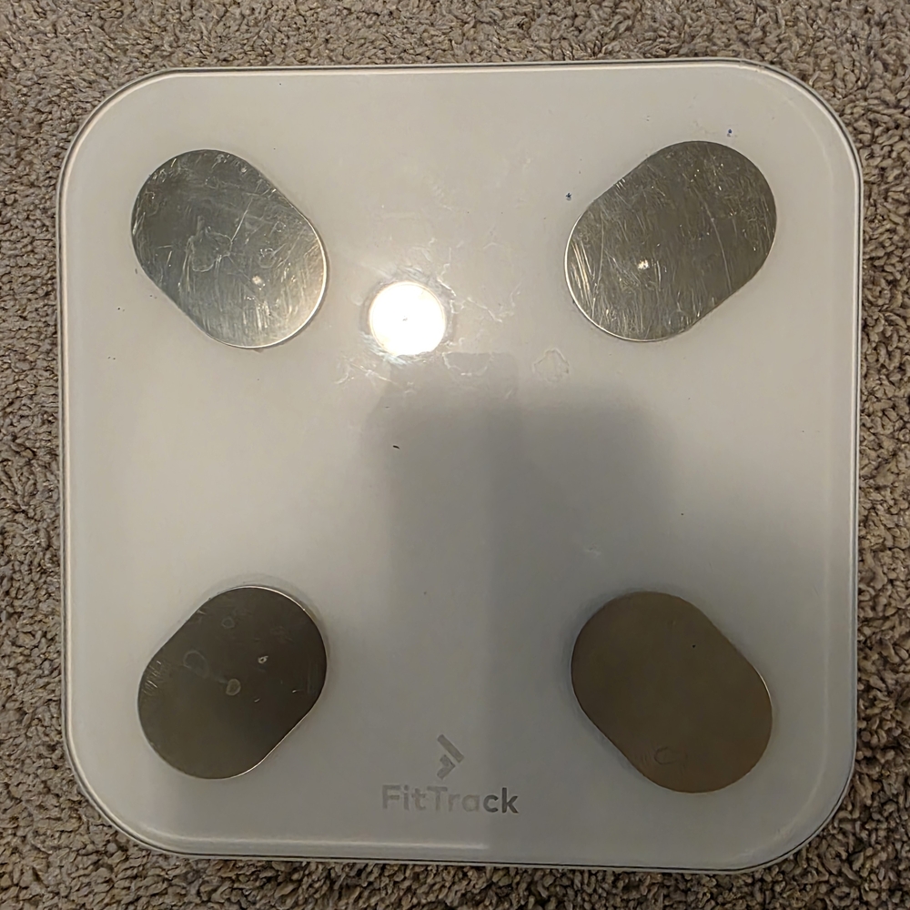 White Smart Bathroom Scale